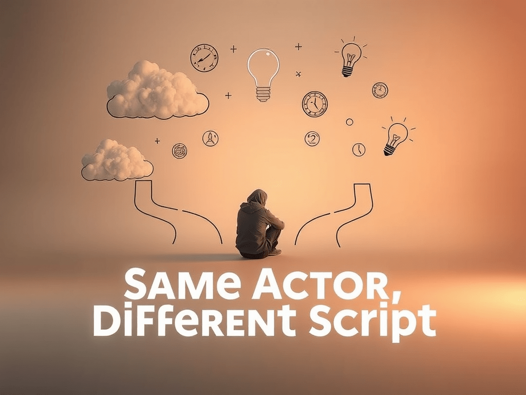 Same Actor, Different Script