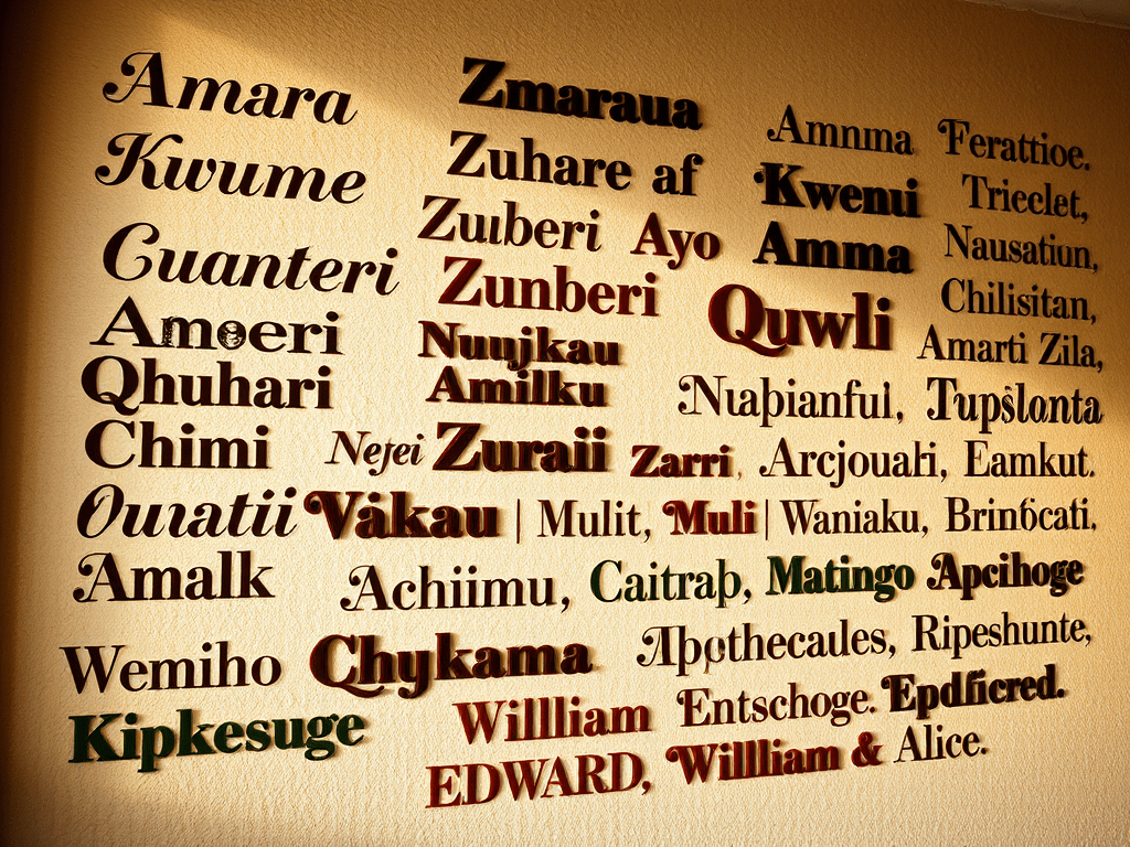 You get an English name. You get an English name. Everybody gets an English&nbsp;name.