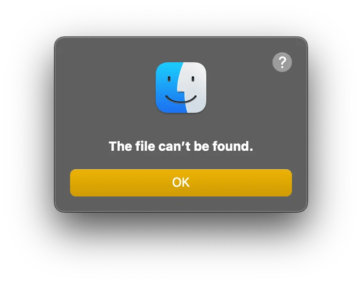 Err… File Not Found