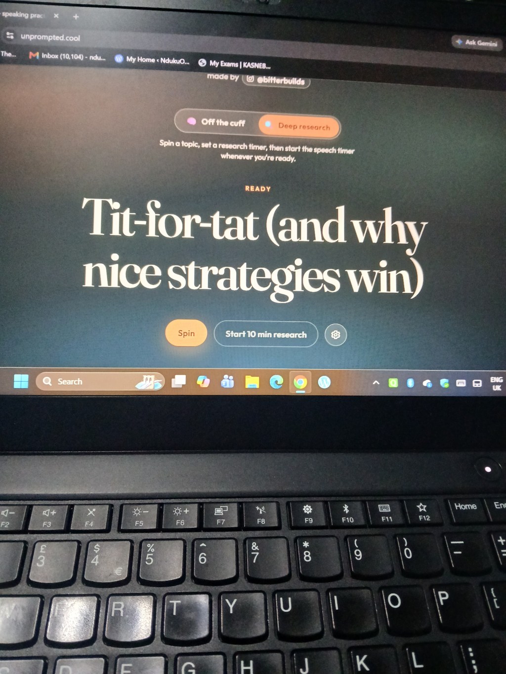 Tip for Tap